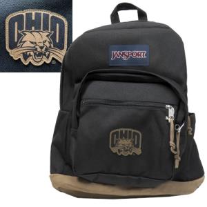Image of JanSport Backpack: Black with Etched Attack Cat Patch