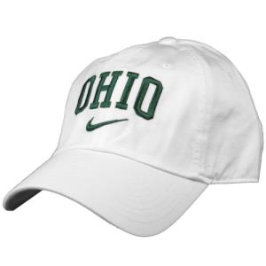 Image of Nike White Hat: Arch Ohio over Swoosh