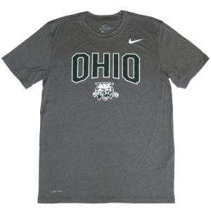 Image of Nike Graphite Performance Tee:Flattop Ohio over Cat Face