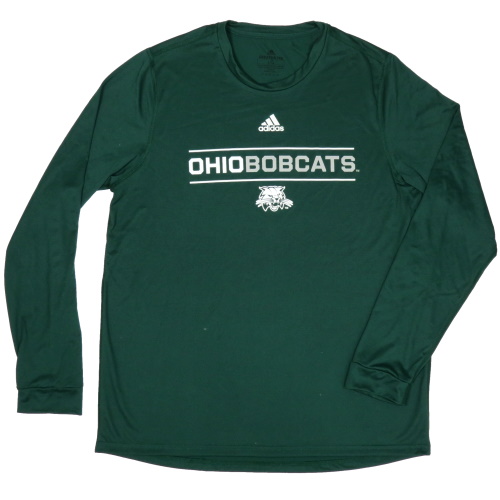 Ohio Bobcats Men's Adidas Basketball T-Shirt H.Grey / L