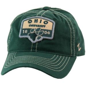 Image of Dark Green Hat:Ohio University Paw Patch