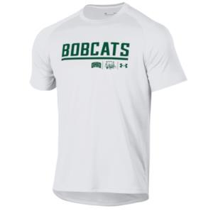 Image of Under Armour White Tech Tee: BOBCATS over Icons