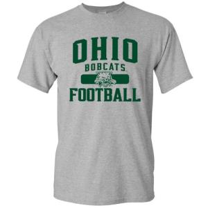 Image of Crazy 8 Tee: Oxford Gray Ohio Football