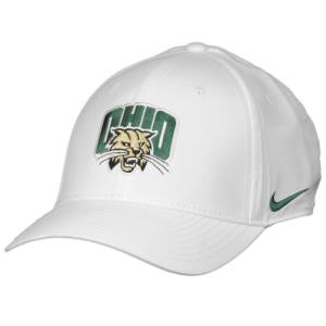 Image of Nike White Performance Hat: Attack Cat