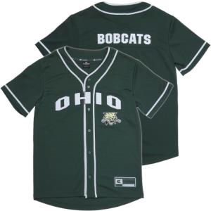 Image of Dark Green Baseball Jersey: Arch Ohio over Cat