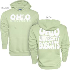 Image of Mint Green Hood: Puff Stack Back Print