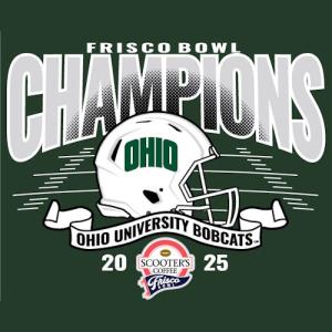 Image of Dark Green Tee: 2025 Frisco Bowl Champions Ohio Football