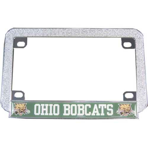 Ohio University License Plate Frame with Paw Prints