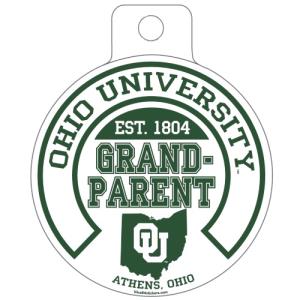 Image of 4 inch Circle Decal:Ohio University Grandparent