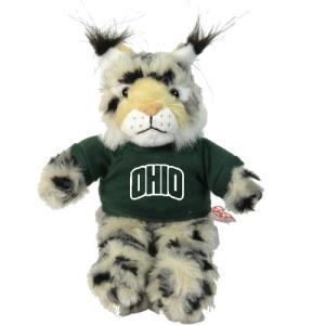 Image of Plush Mini Bobcat with Arch Ohio Tee