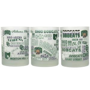 Image of Frost Rocks Glass: Multi-Text Wrap Design