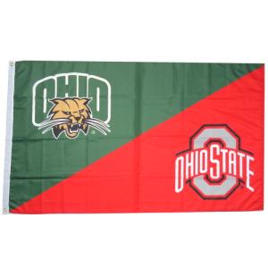 Image of 3x5ft Flag: House Divided Ohio University/Ohio State