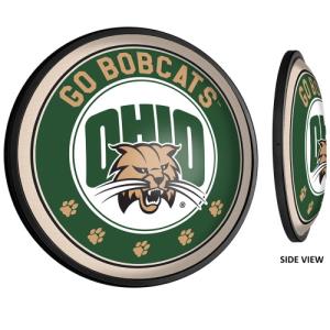 Image of Round Lighted Stationary Sign: Go Bobcats