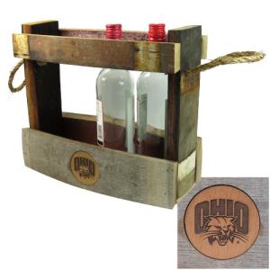 Image of Wine Bottle Caddy: Engraved Attack Cat