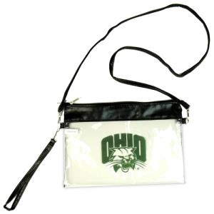 Image of Clear Gameday Wristlet: Attack Cat