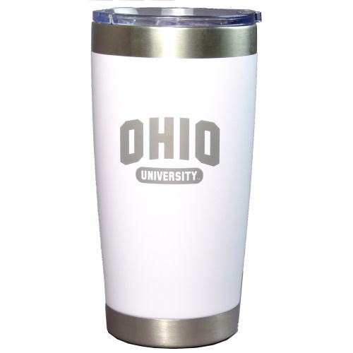 Powder coated and etched Ohio State Yeti Rambler.