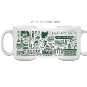 Image of White 15oz Mug: Julia Gash Collage Print
