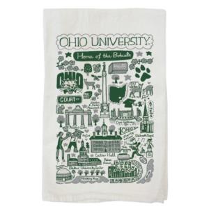 Image of Cotton Dish Towel: Julia Gash Collage Print