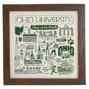 Image of 9 x 9 Framed Canvas: Julia Gash Collage Print