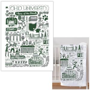 Image of Microplush Baby Blanket: Julia Gash Collage Print