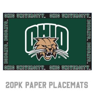 Image of 20pk Paper Placemats: Attack Cat/ Text Border