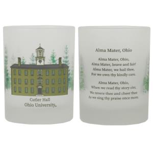 Image of Frosted Rocks Glass: Cutler Trees Alma Mater Wrap