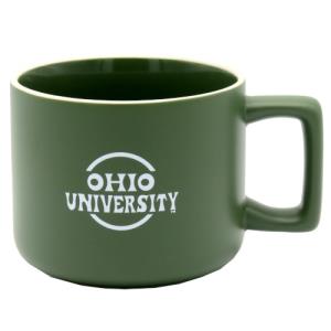 Image of Matte Green Mug: Ohio University Circle