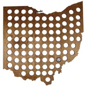 Image of CC Ohio Bottle Cap Map