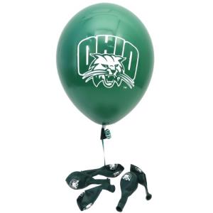Image of CC 6-Pack Latex Balloons:Green with Attack Cat