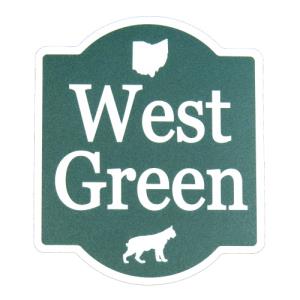 Image of CC Sticker: West Green Sign