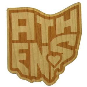 Image of CC Wood Sticker: Athens in Ohio